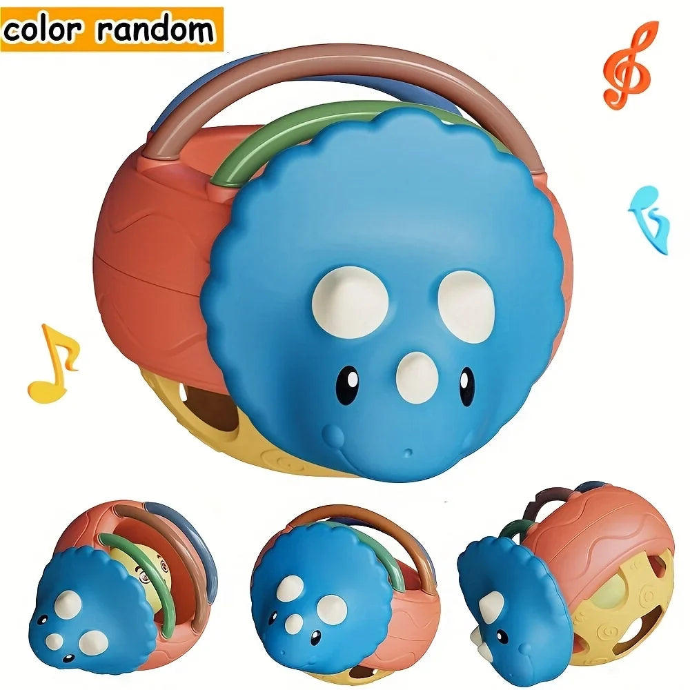 Cute Interesting Hand-held Baby Rattle ABS Material Festival Can Send