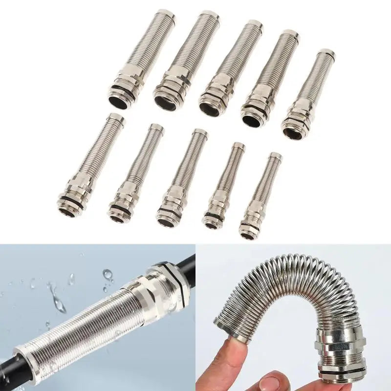 IP68 Electrical Waterproof Strain Relief Anti-bending Nickel-plated