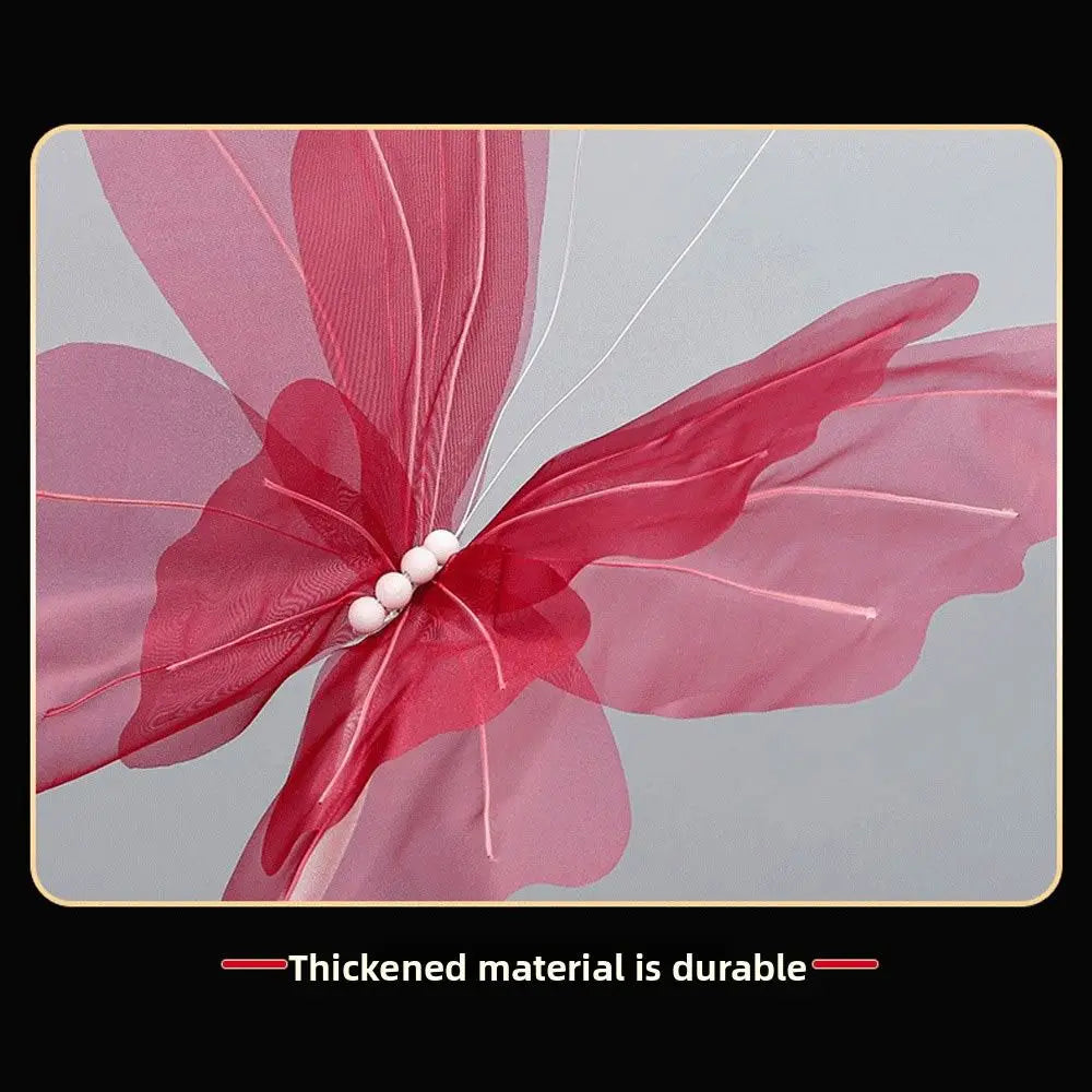 Big Simulation Butterfly Hollow Design Gauze Material 3D Large Effect