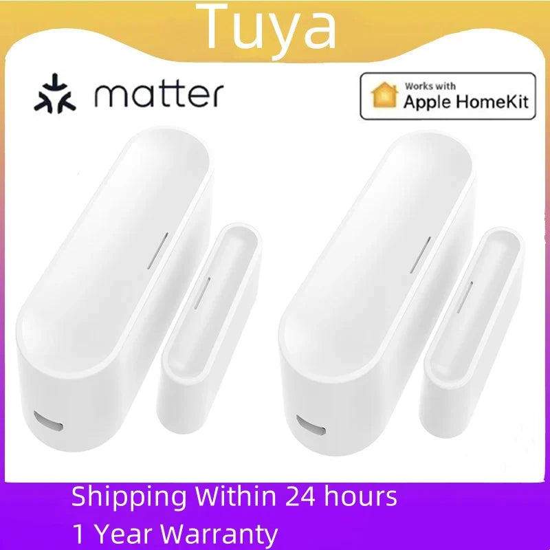 Tuya Matter Thread Door Window Sensor USB Powered Smart Home Wireless