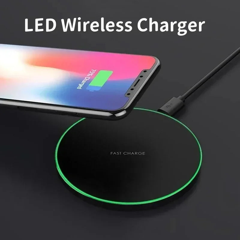 60W Fast Wireless Charging Pad – iPhone 16 & Samsung S24