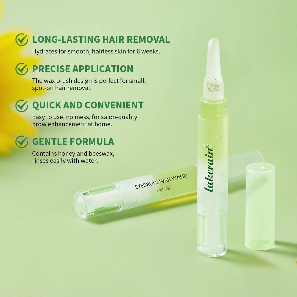 Eyebrow Wax Pen Kit – Facial Hair Removal with Strips