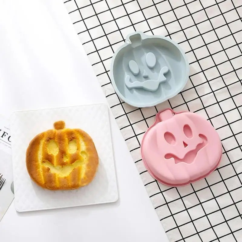 8-Inch Pumpkin Silicone Baking Mold | Halloween Mousse Cake Tray