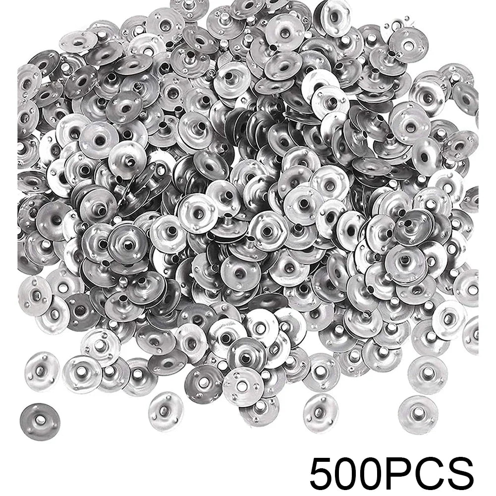500-Pc Metal Candle Wick Sustainer Tabs | DIY Candle Making Kit