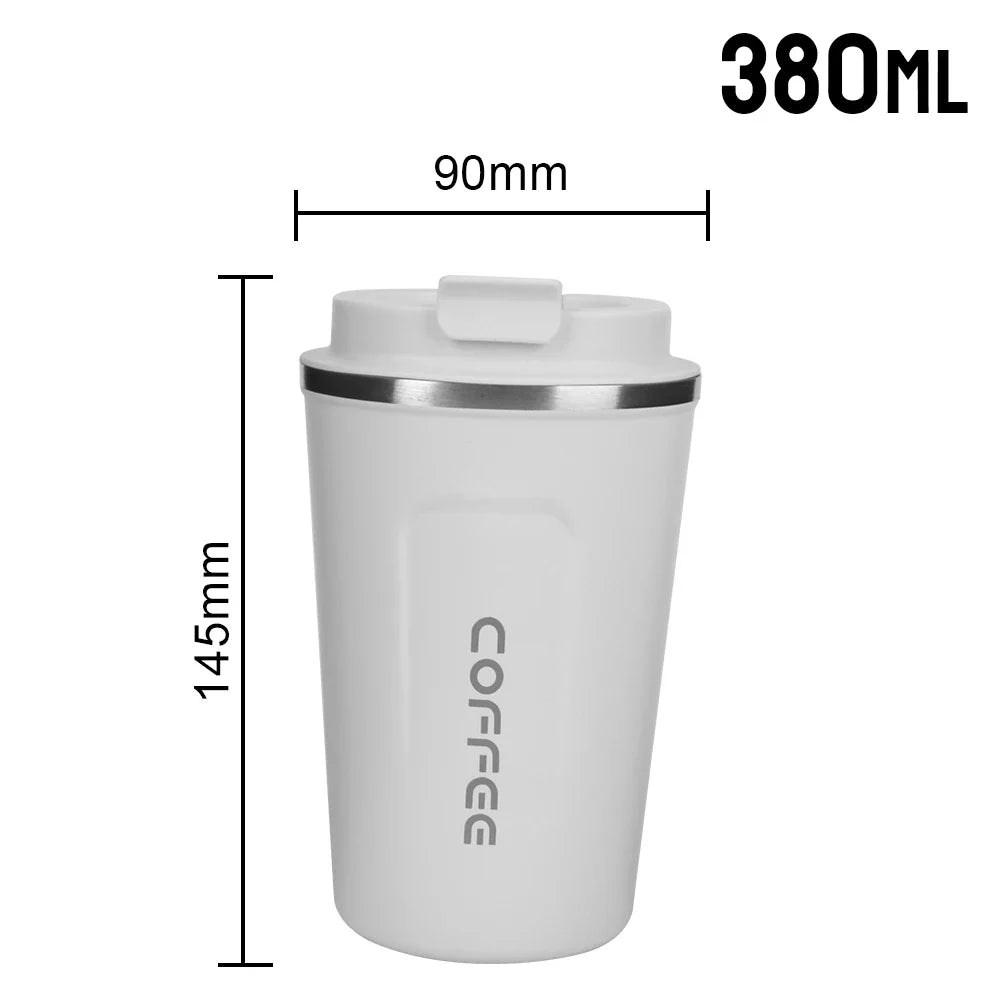 Stainless Steel Travel Thermos Mug 380/510ml – Leak-Proof