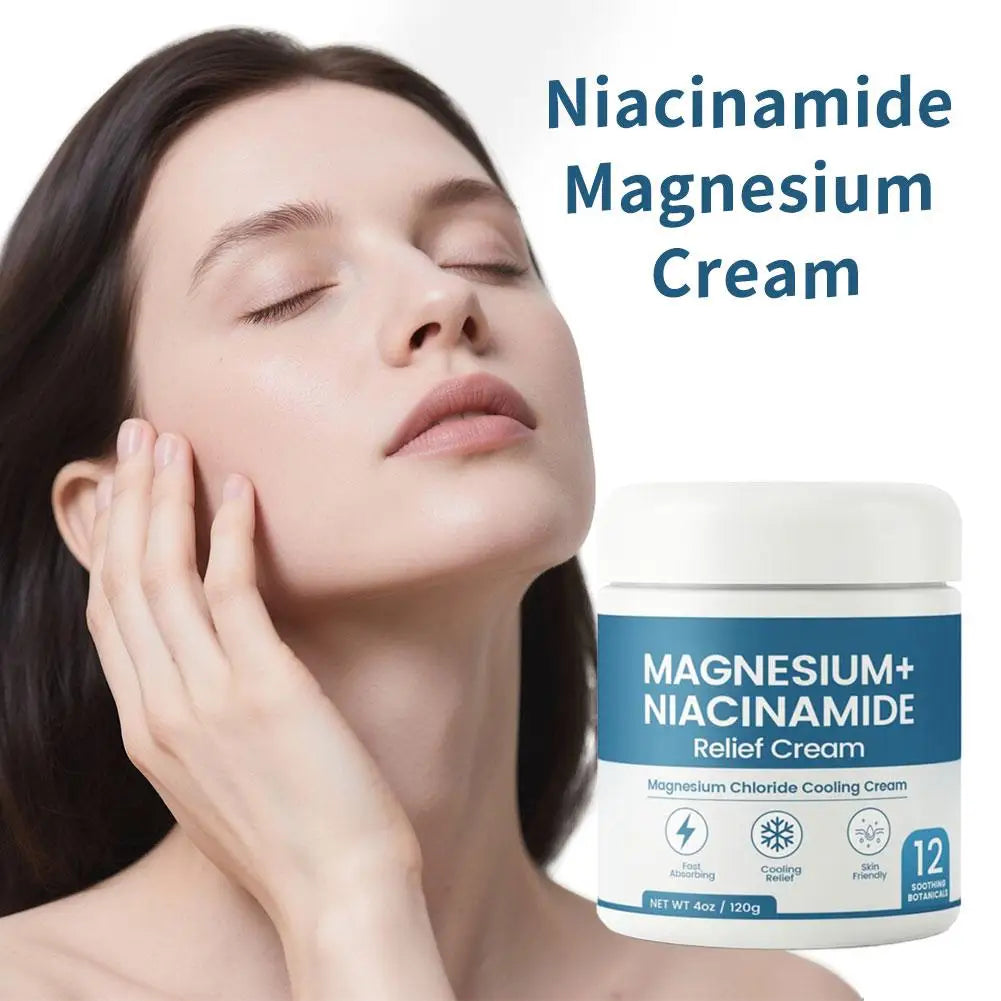 Magnesium & Niacinamide Nerve Relief Cream – Skin Repair 120g