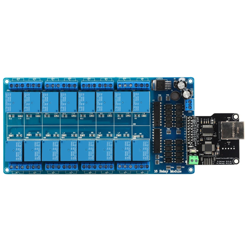 Ethernet Control Module LAN WAN Network WEB Server RJ45 Port 16