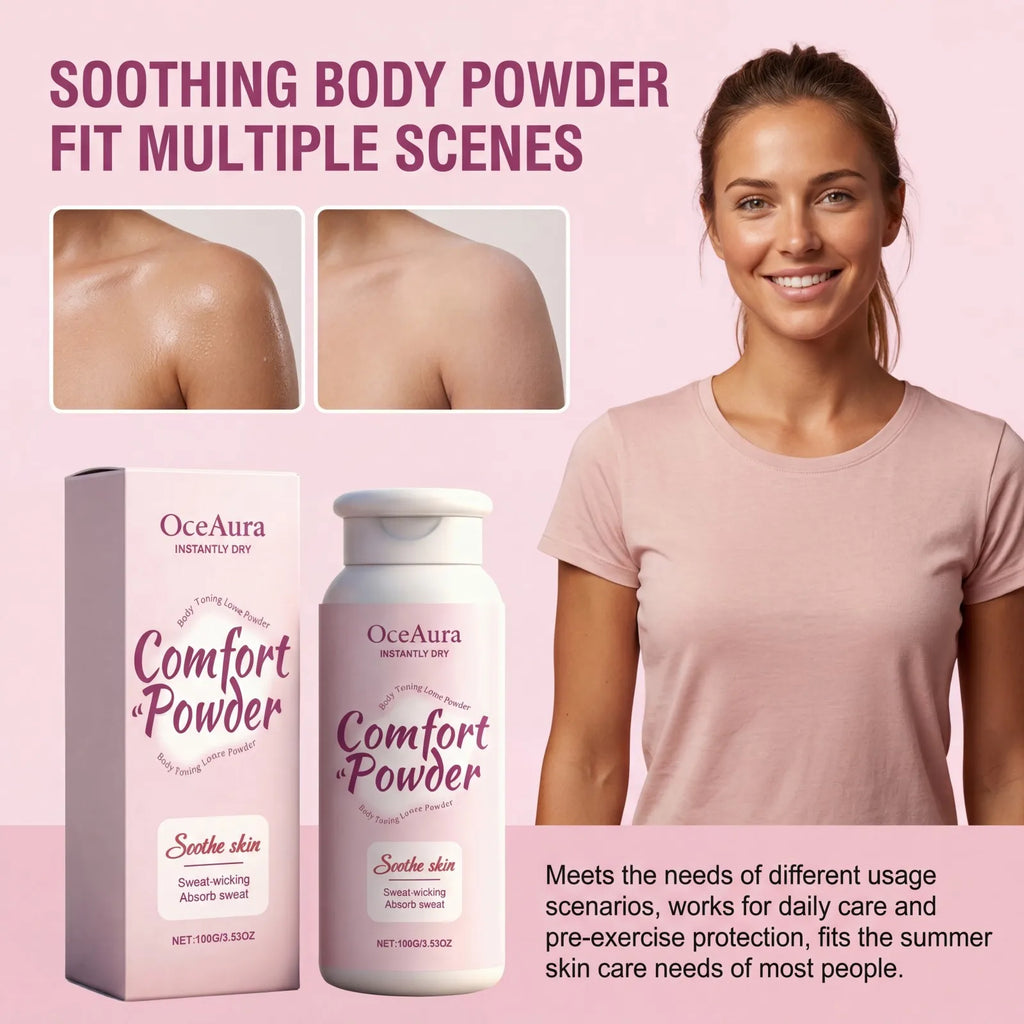 Talc-Free Instant Dry Body Powder | Sweat Absorbing Summer Care