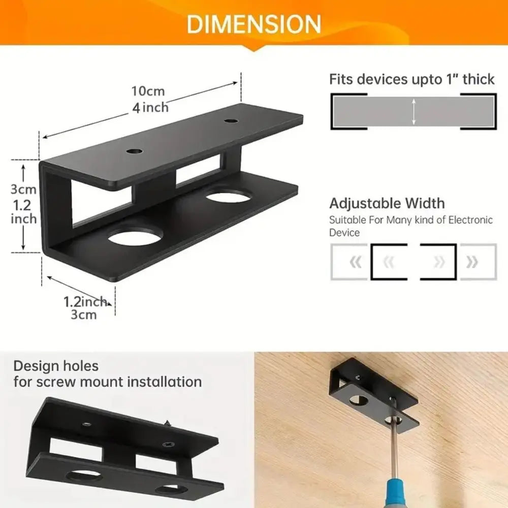 Under Desk Laptop Mount Bracket | Heat Dissipation Stand