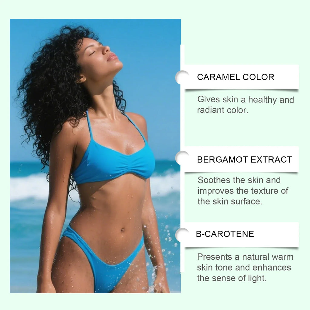 OceAura Bergamot Bronze Self-Tanner Body Cream | Moisturizing