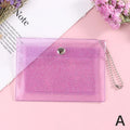 Transparent PVC Card Holder Wallet – Women's Zipper Coin Purse