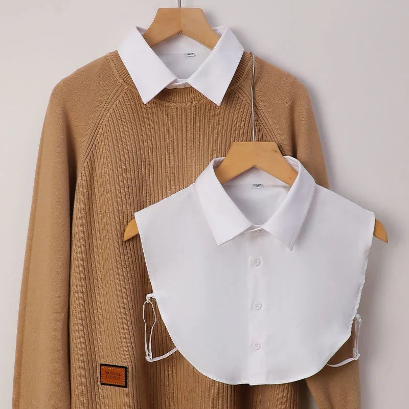 Detachable Fake Collar – False Half Shirt Collar for Men & Women