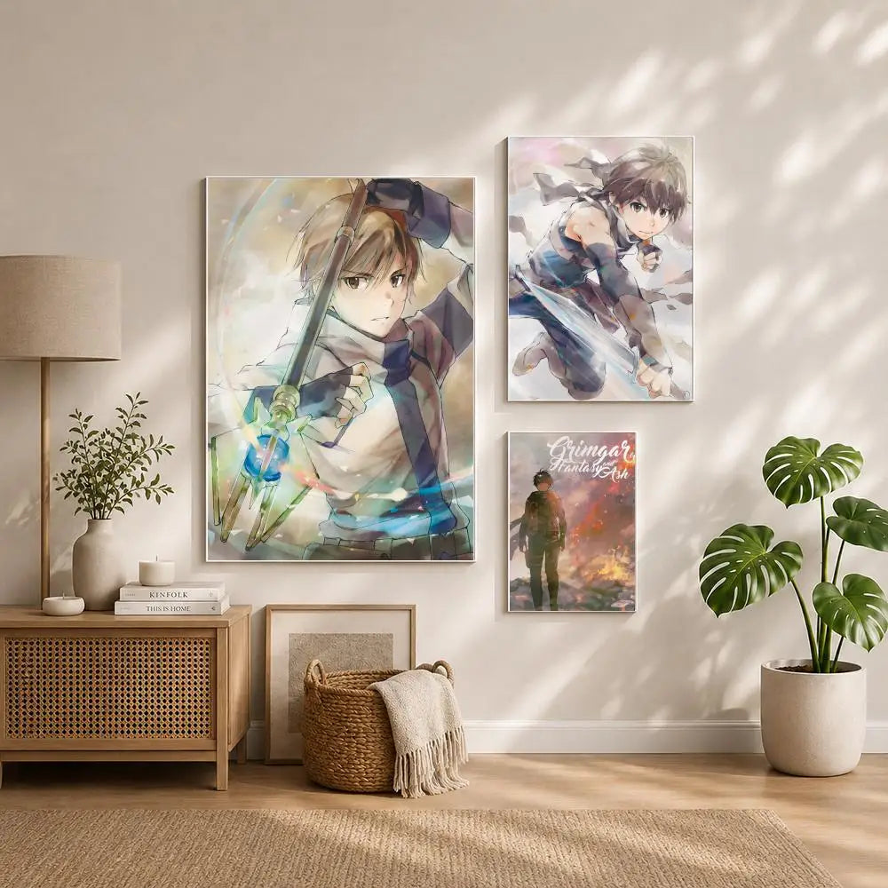 Grimgar of Fantasy & Ash Anime Poster – HD Waterproof Wall Art