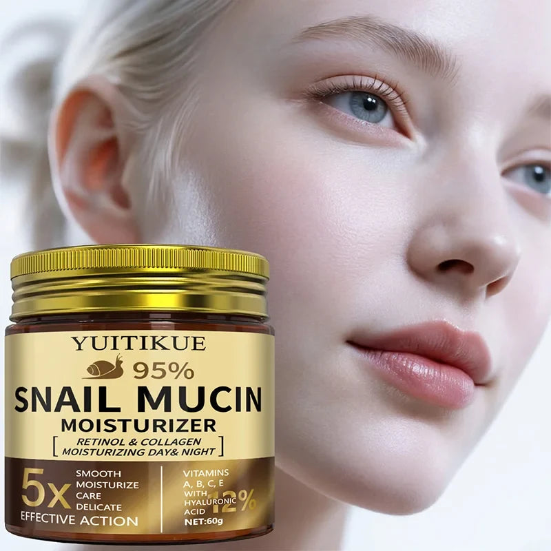 Snail Mucin Cream 60g – Retinol, Collagen & Hyaluronic Acid