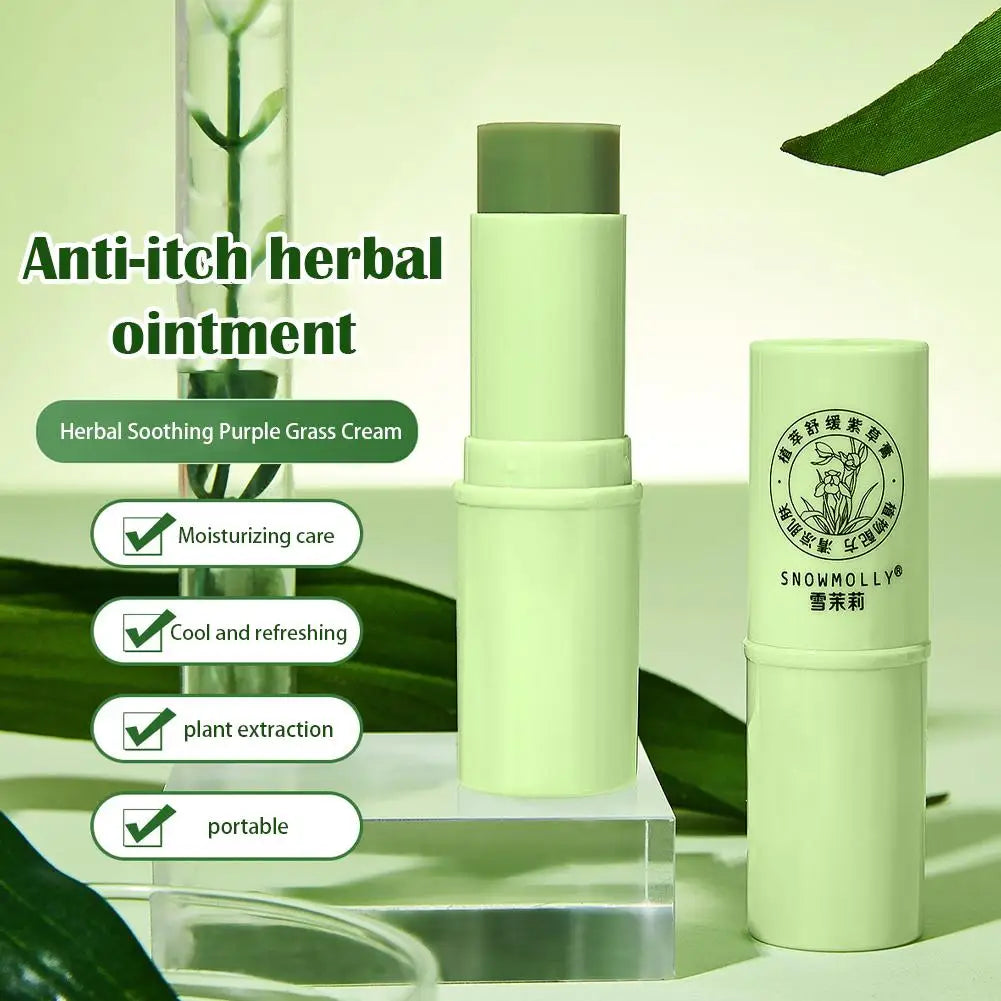 Herbal Soothing Balm Stick | Moisturizing Purple Grass Ointment