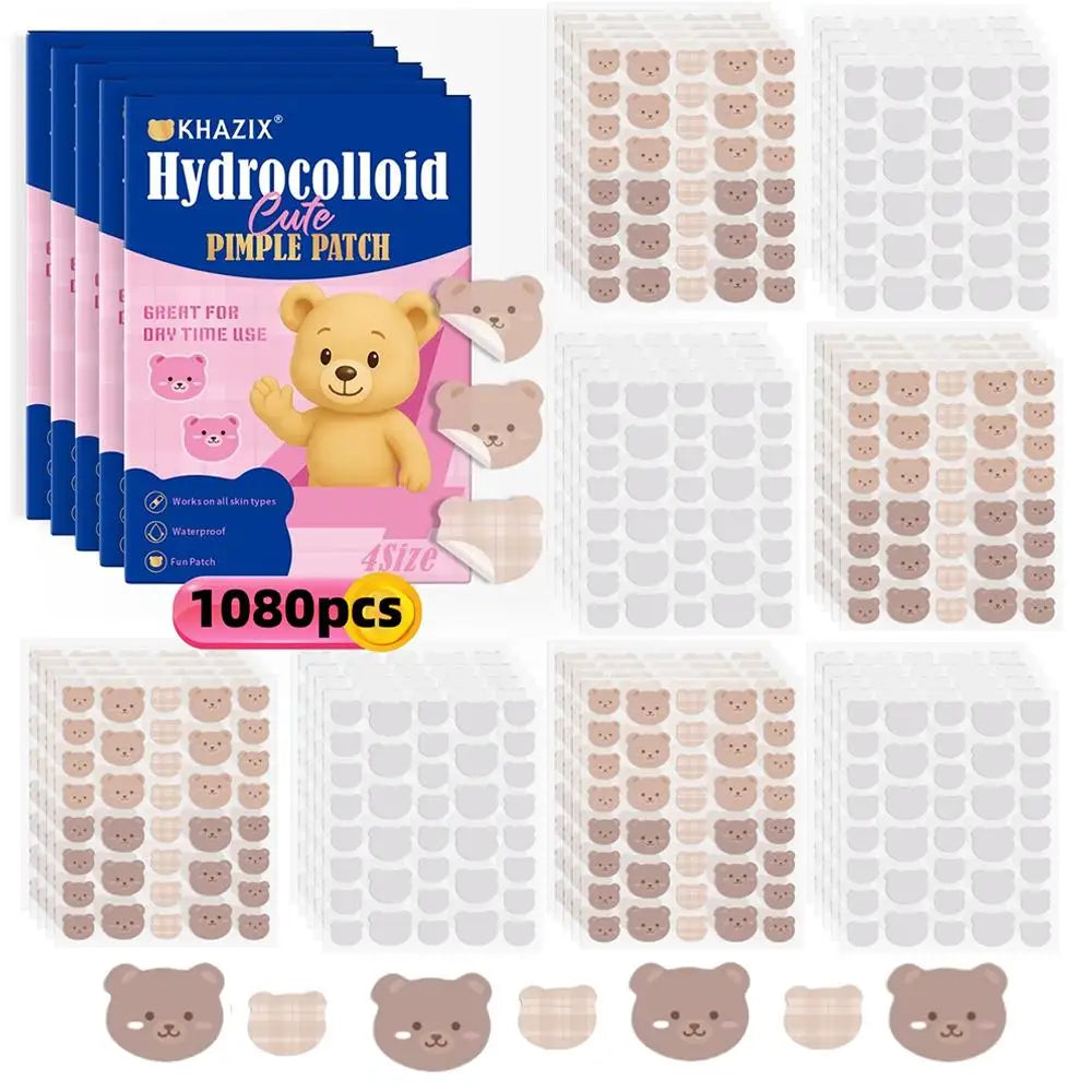 Bear Pimple Patches 720/1020 Ct – Hydrocolloid Acne Patches