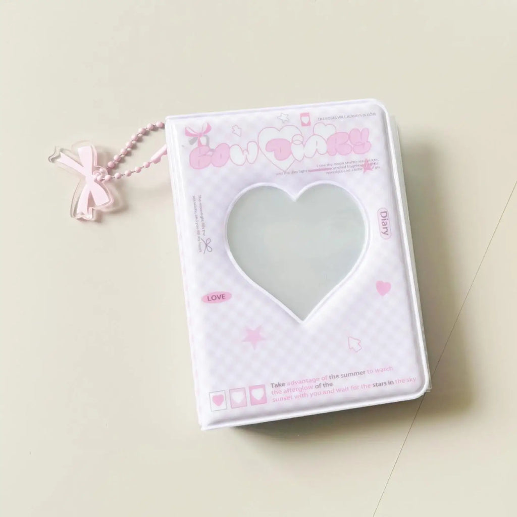 Kpop Photocard Holder Book | 40 Pocket Heart Card Binder