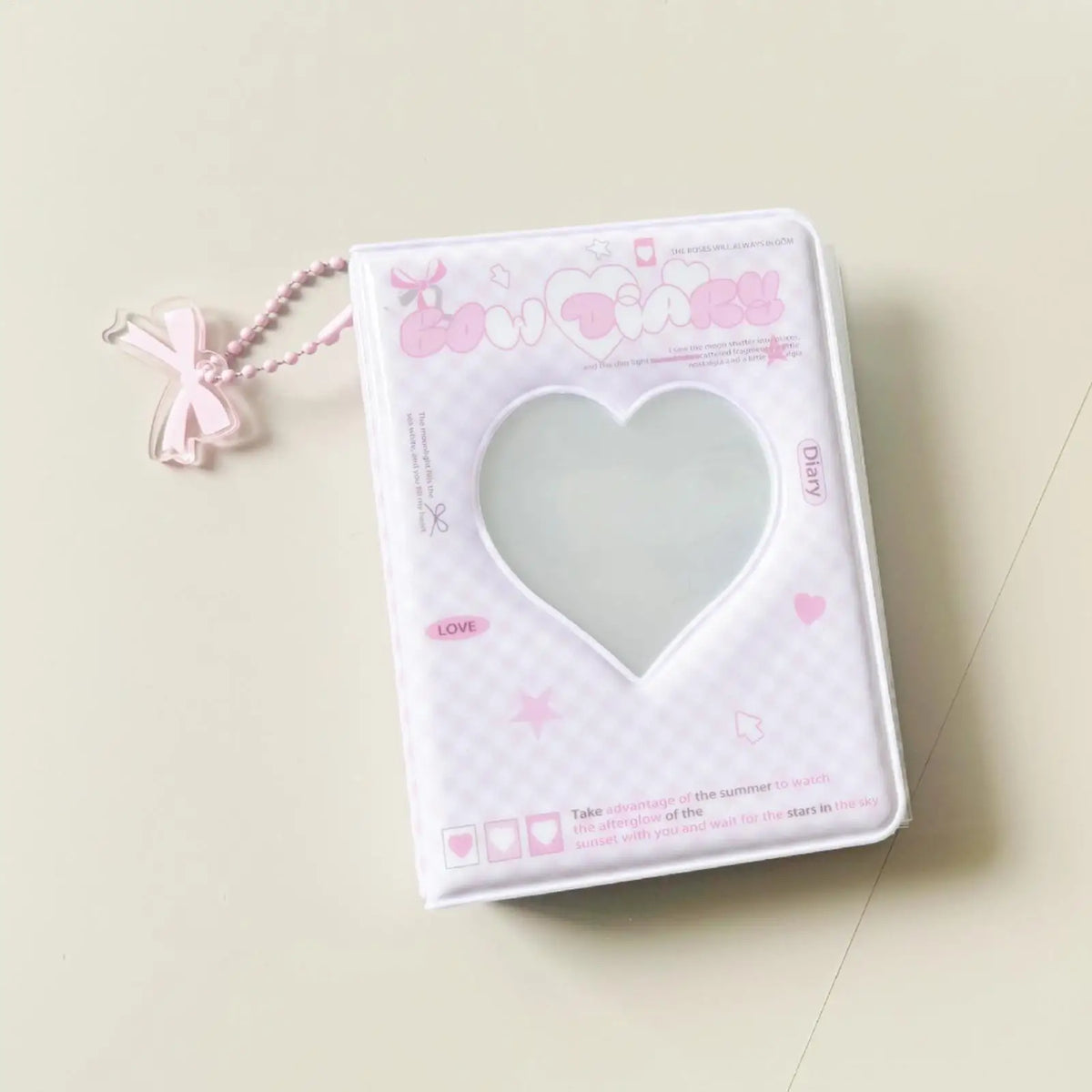 Kpop Photocard Holder Book | 40 Pocket Heart Card Binder