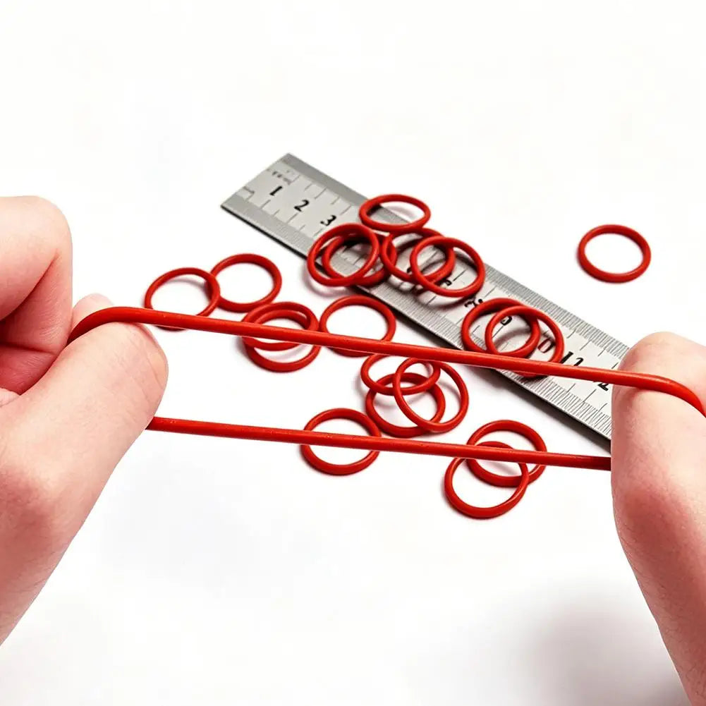 351-Piece Silicone O-Ring Kit – 10 Sizes, Oil & Heat Resistant