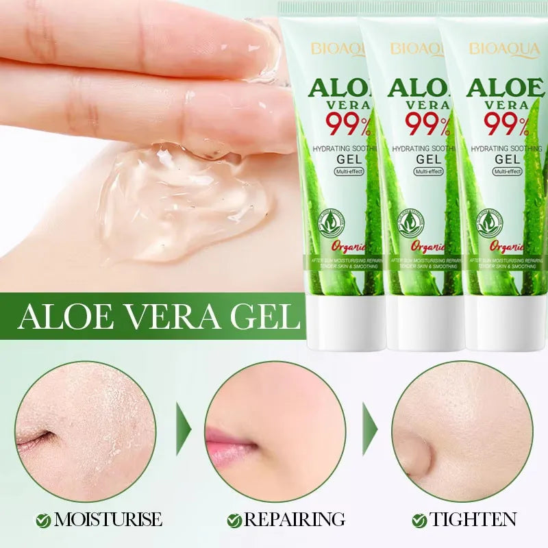 SADOER Aloe Vera Gel – Hydrating Moisturizer for Face & Body