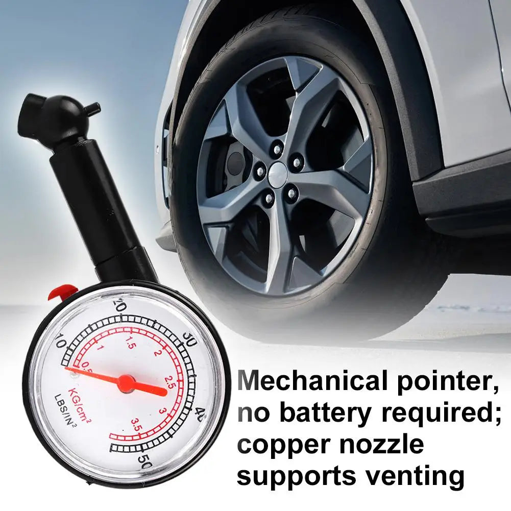 Auto Car Tire Pressure Gauge High-precision Monitor Stainless Steel