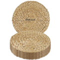 Pot Mats Round Handwoven Rattan Placemats Natural Straw Braided Heat
