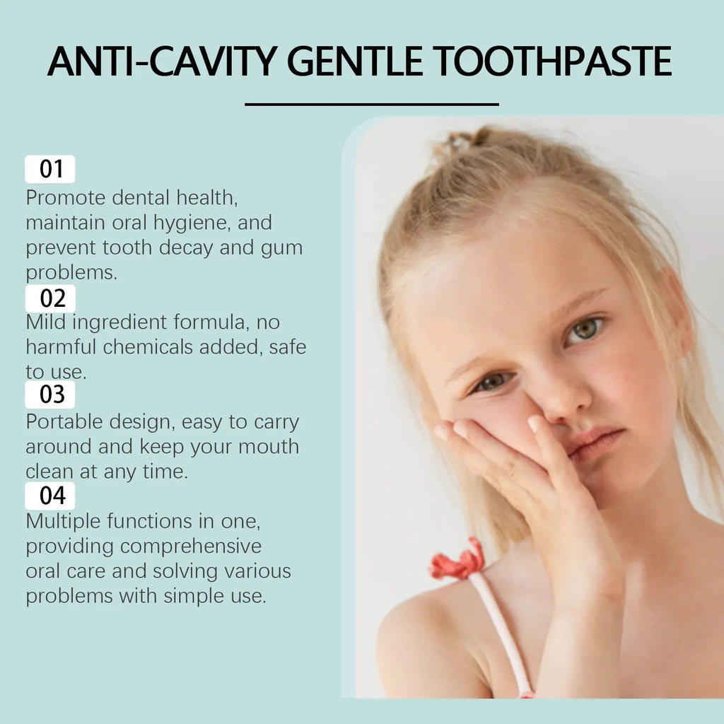 ORALHOE Kids Mint Toothpaste – Fresh Breath & Cavity Defense 100g
