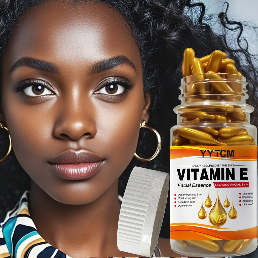 Vitamin E Capsule Essence – Squalane & Vitamin C | 90 Caps