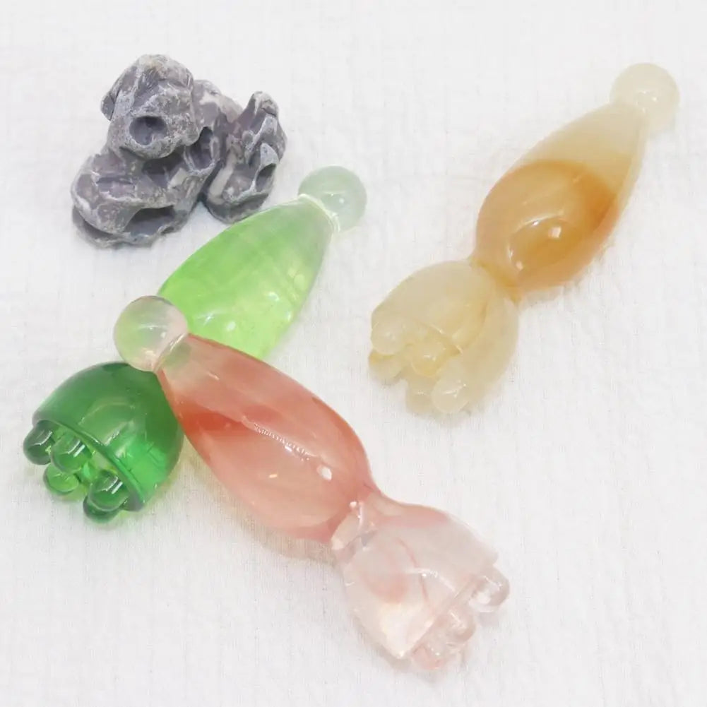 Lotus Seedpod Shape Resin Facial Gua Sha Tool Eye Relaxation Spot