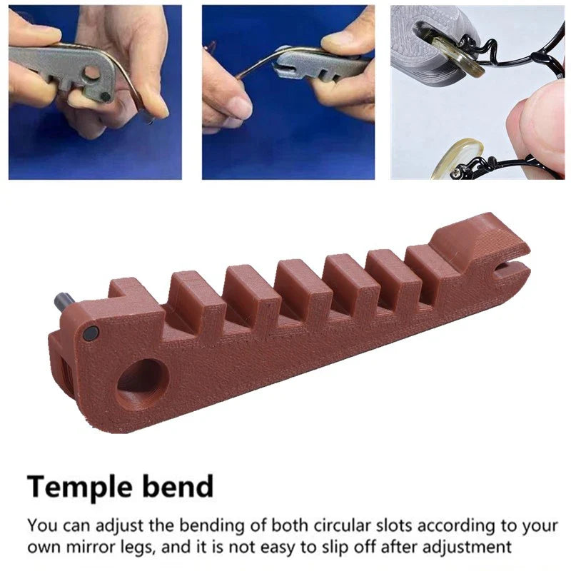 Eyeglass Frame Bending Tool – Temple Arm Adjuster & Straightener