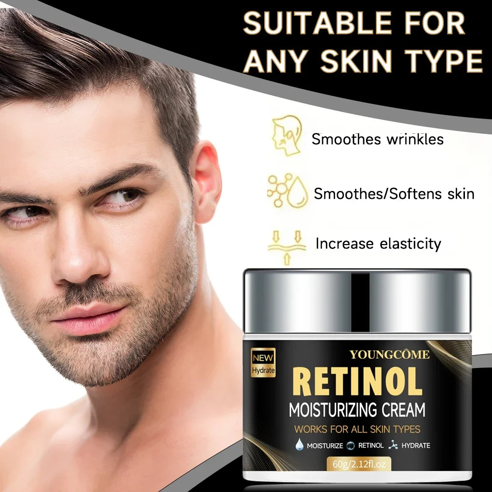 Retinol Collagen Men's Face Cream Skincare Moisturizing Brightening