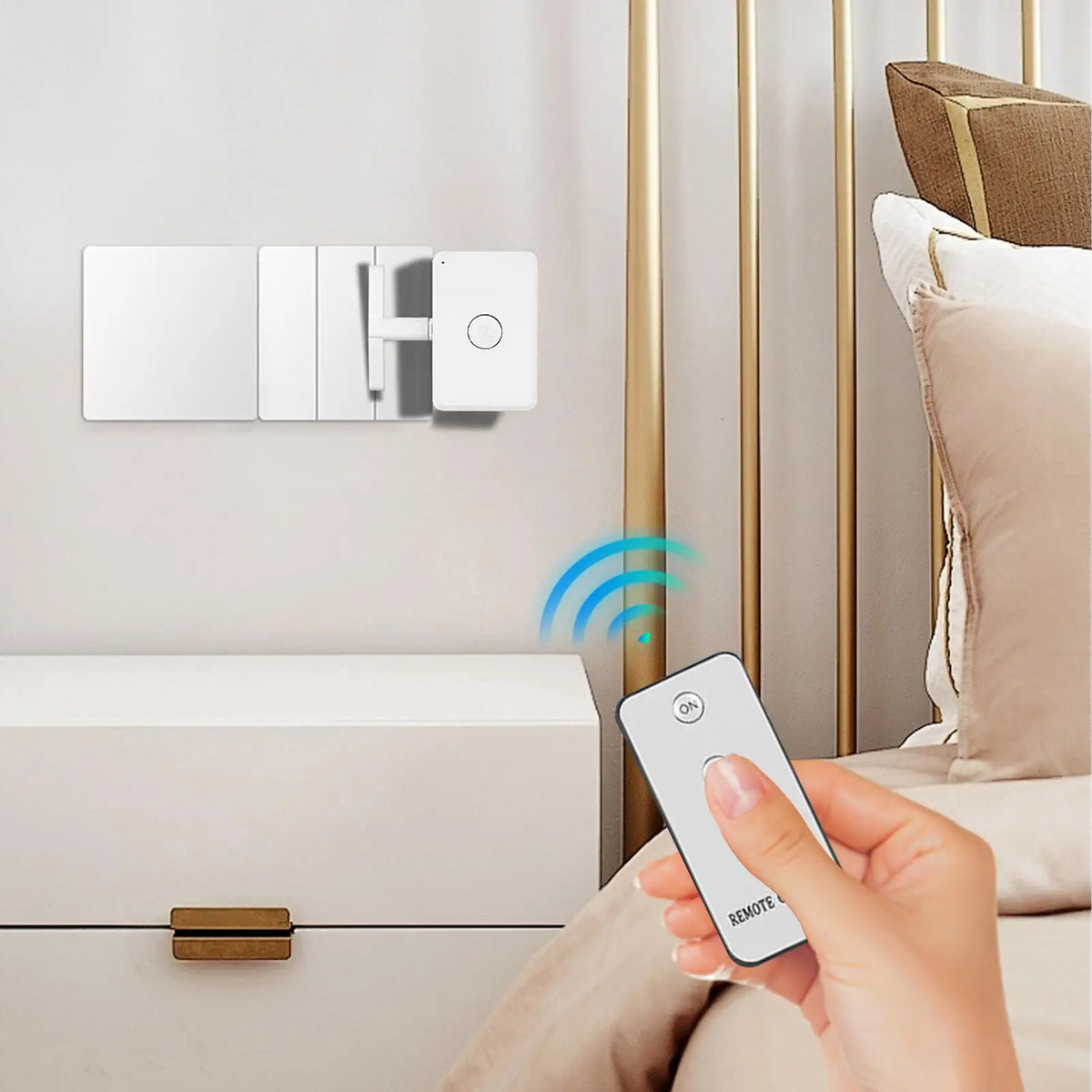 Smart Wireless Button Pusher – 10M Remote, No Wiring Needed