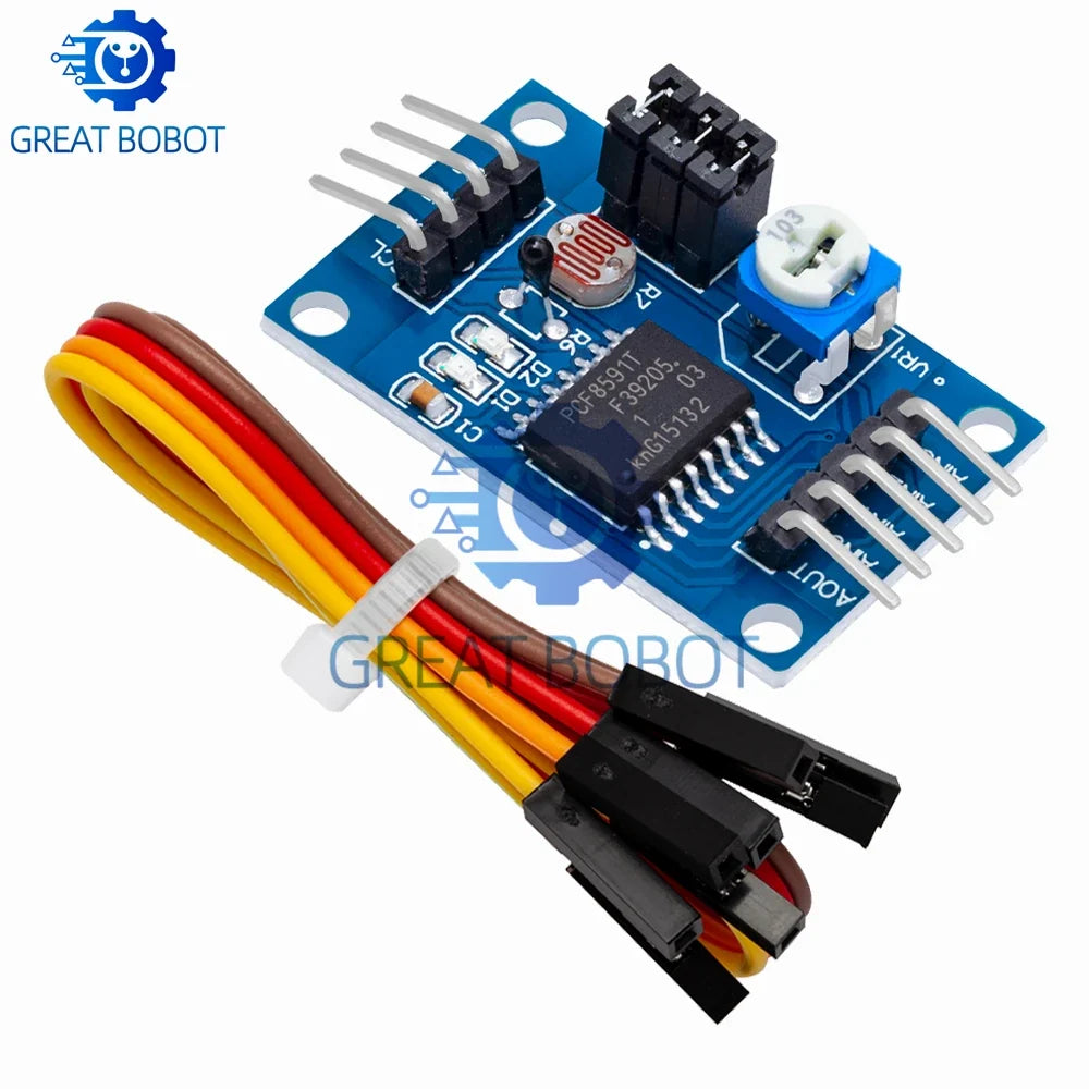 PCF8591 AD/DA Conversion Module – Digital & Analog Converter