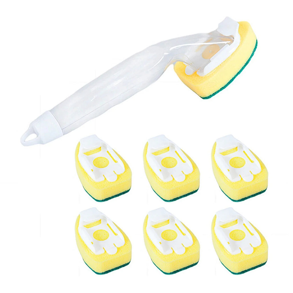 Dish Wand Soap Brush & Sponge Refill Set | Kitchen Scrubber
