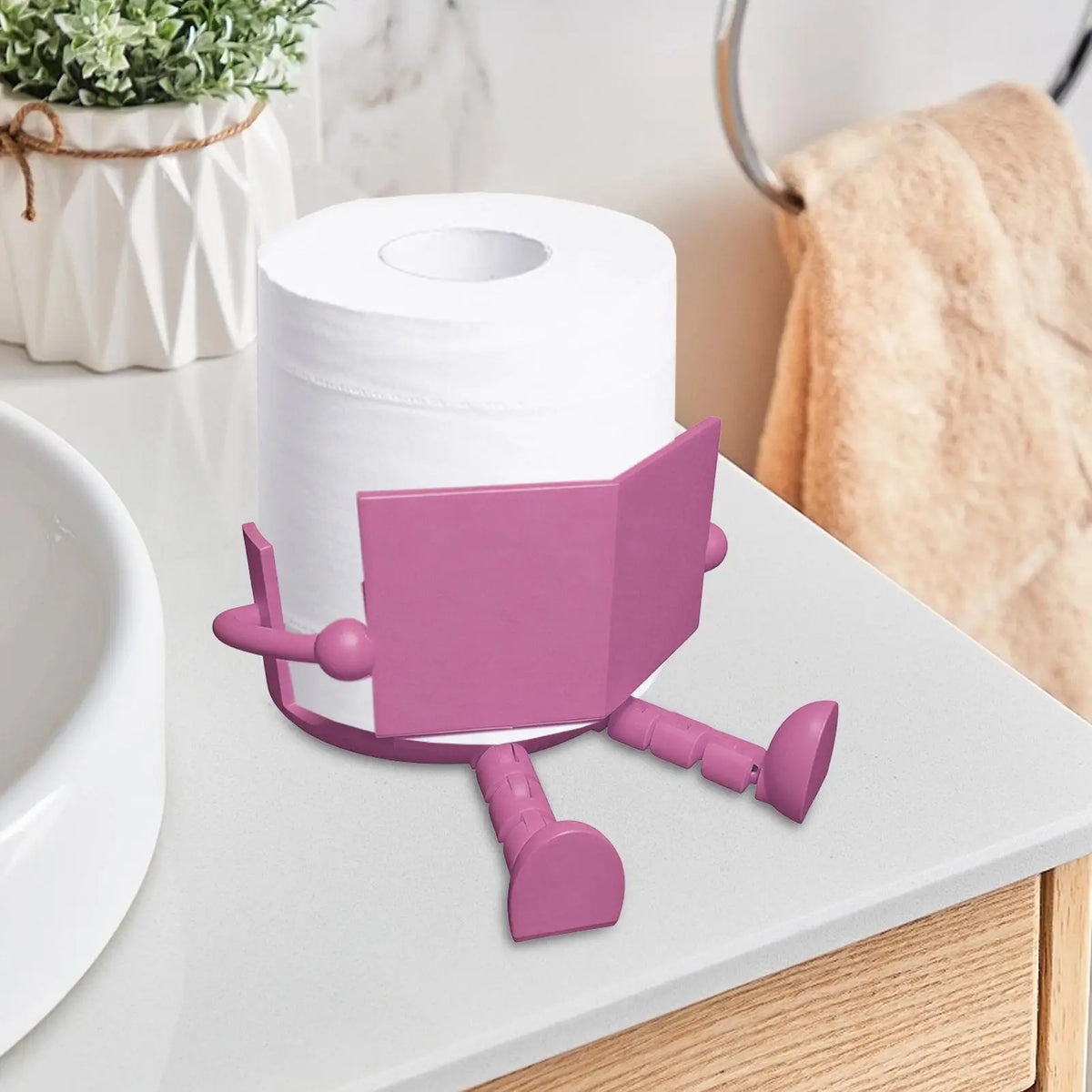 3D Printed Funny Toilet Paper Holder | Cute Bathroom Decor