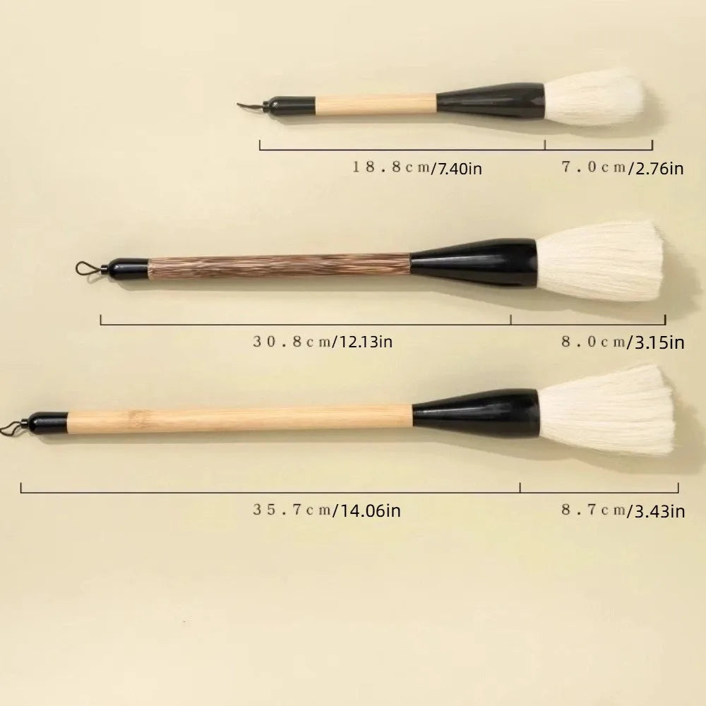 Oversize Chinese Calligraphy Brush – Bamboo & Nylon, S/M/L