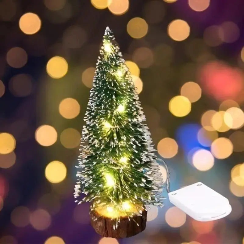 Mini LED Artificial Christmas Tree Desktop Decor – 4 Sizes