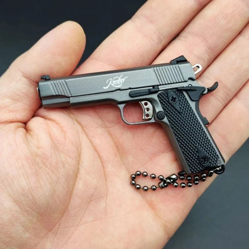 Mini Metal 1:3 Scale 1911 Model Keychain | Collectible Toy