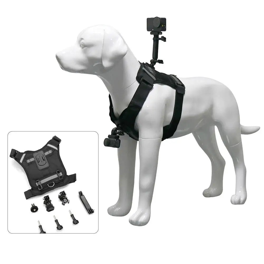 Dog Harness Chest Mount for GoPro & DJI Action Cameras – Pet POV
