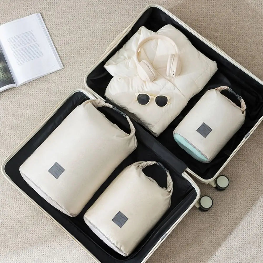 3-Pack Vacuum Compression Storage Bags S/M/L | Travel Packing