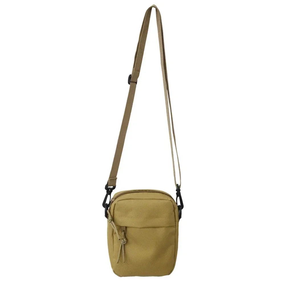 Minimalist Crossbody Sling Bag | Unisex Oxford Zipper Pouch