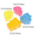 4-Piece Animal Sandwich Cookie Mold Cutter Set | Bento Kids