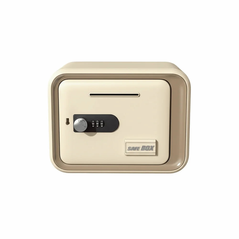 Password Lock Piggy Bank Mini Safe Box – Kids Coin & Bill Slot