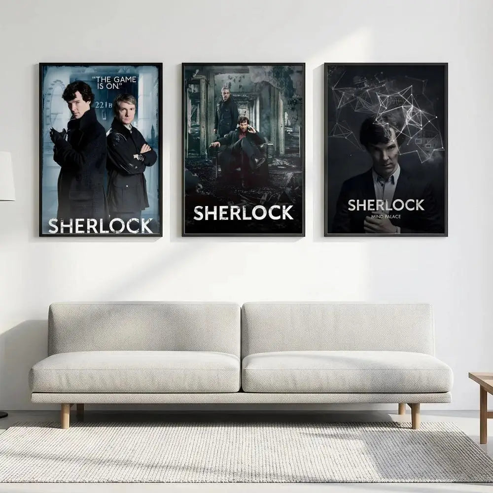 Sherlock Holmes HD Wall Poster – Waterproof Sticky Art Print