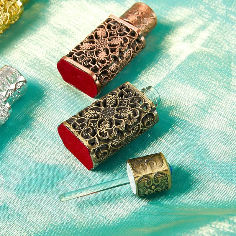 Luxury Mini Antiqued Perfume Refillable Bottle Arab Essential Oils