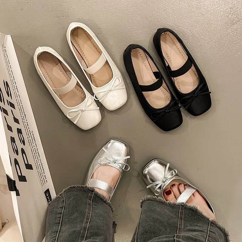 Women's Slip-On Ballet Flats – Vintage Mary Jane Flat Shoes