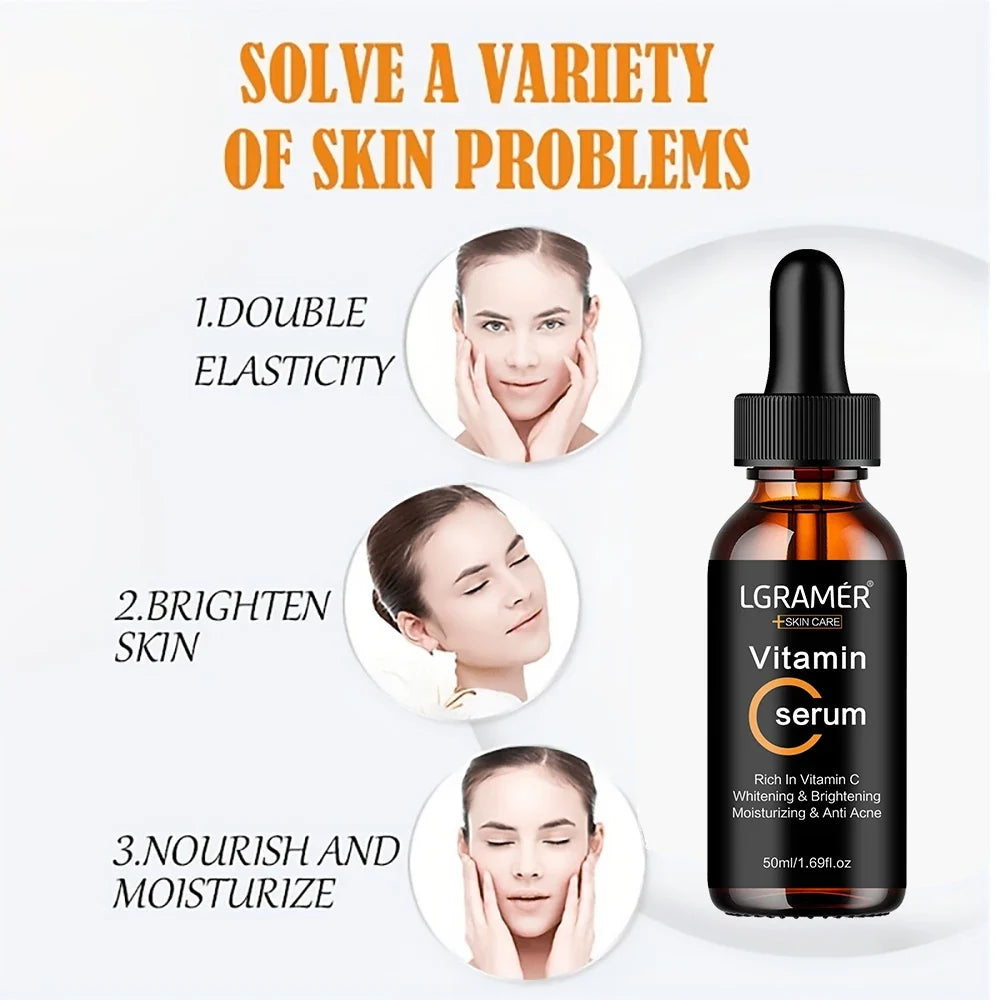 REAROYA Vitamin C Face Serum – Brighten, Firm & Minimize Pores