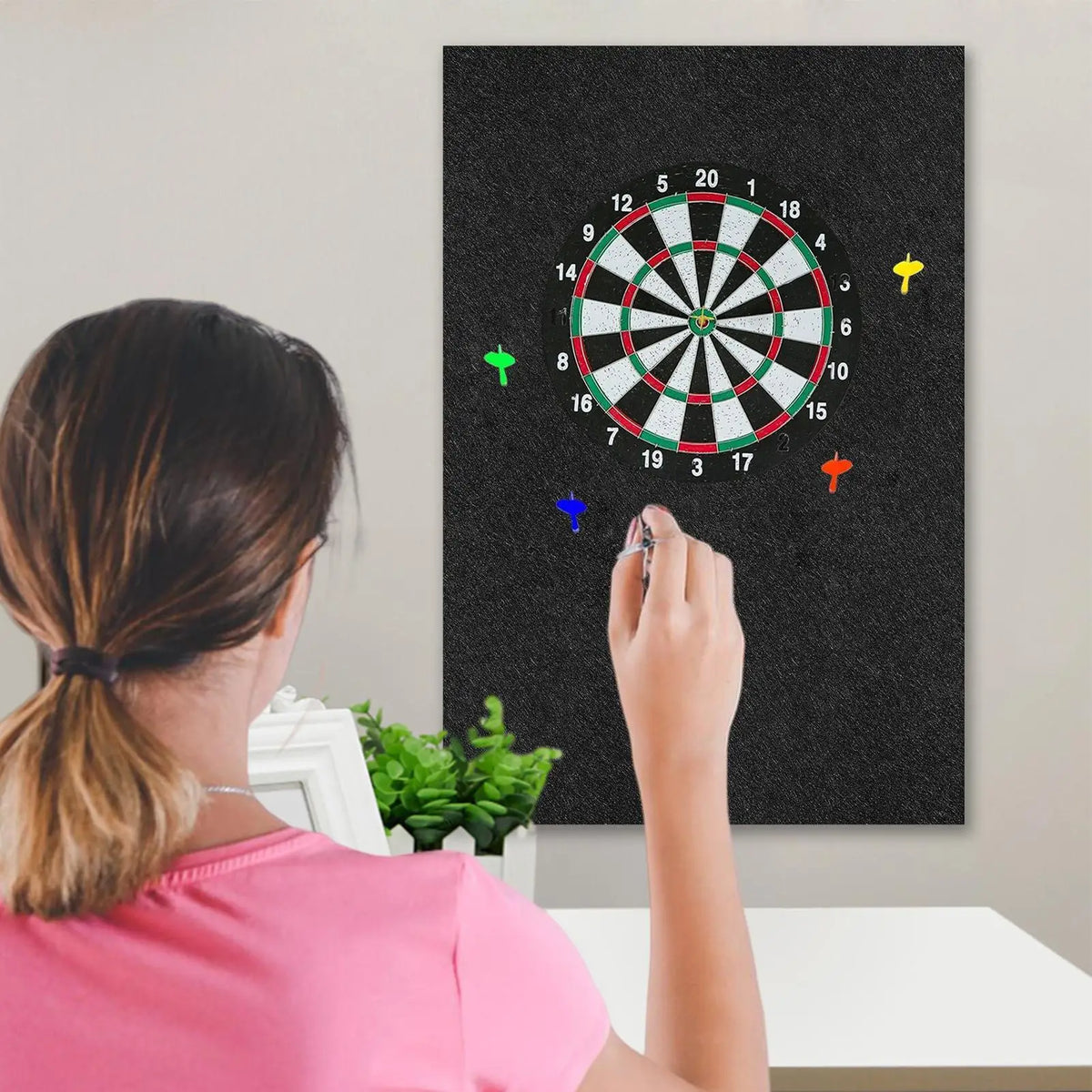Dart Backboard Large Felt Wall Tiles Board Backer Professional Design