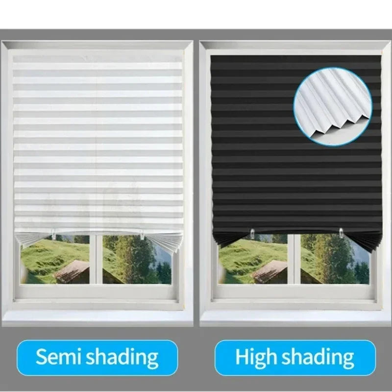 Self-Adhesive Pleated Window Blind | No-Drill Privacy Shade