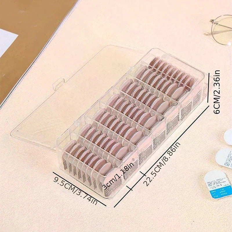 Dustproof Contacts Storage Box Transparent Cover Disposable Contact